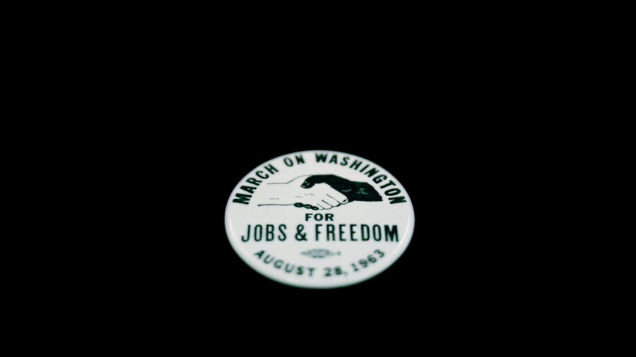 March on Washington Button. Special Collections, University at Buffalo Libraries | BUFFALO, NEW YORK
