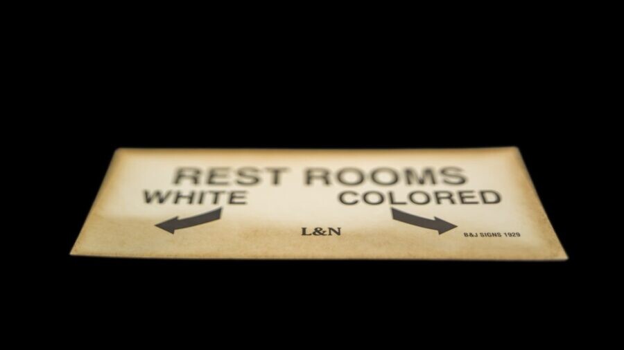 Rest Rooms, Jim Crow Signage, c. 1929. Special Collections, L. Douglas Wilder Library, Virginia Union University | RICHMOND, VIRGINIA
