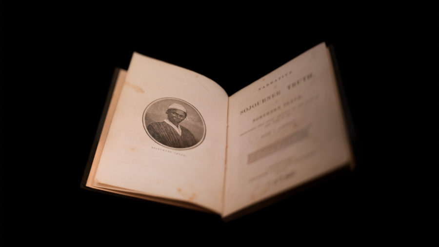 Narrative of Sojourner Truth (title page), 1850, Rubenstein Libr