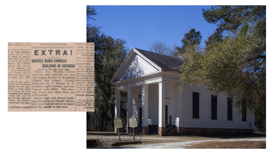 Big Buckhead Church, Millen, GA.  April 13, 1919